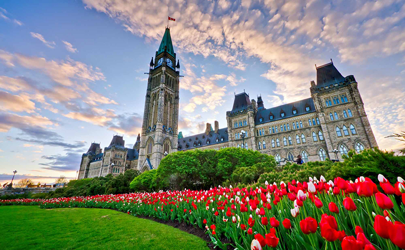 Canadian parliament building