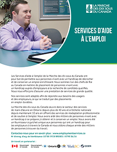 La brochure des Services d’aide à l’emploi (FR)