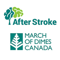 After Stroke logo and March of Dimes Canada logo