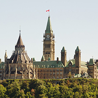 Ottawa Parliament landscape