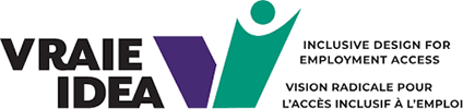 Inclusive Design for Employment Access (IDEA/VRAIE) logo