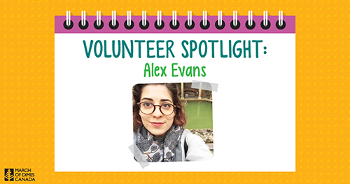Volunteer Spotlight Alex Evans