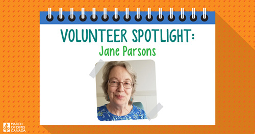 Volunteer Spotlight Jane Parsons