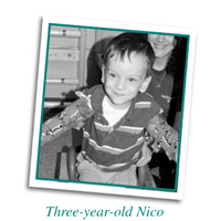 Nico age three