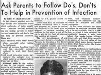 Ask Parents to Follow Do's and Don'ts to Help in Prevention of Infection