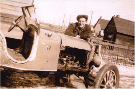 Bill Montgomery and his 1919 Ford Model T